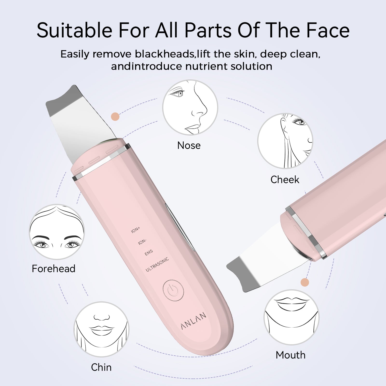 Ultrasonic Skin Scrubber - Premium Beauty Device - Just $29! Shop now at elinsse